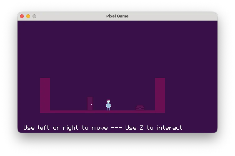 Screenshot del prototipo nelle fasi interne