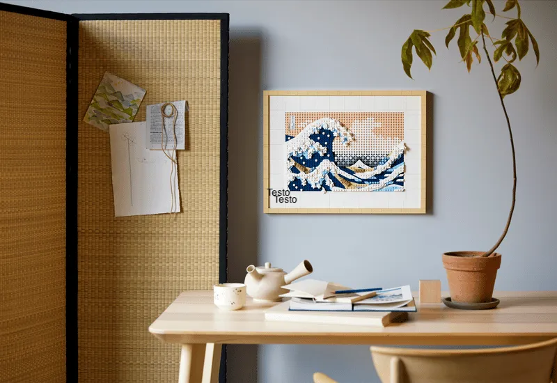 La Grande Onda di Hokusai in Lego
