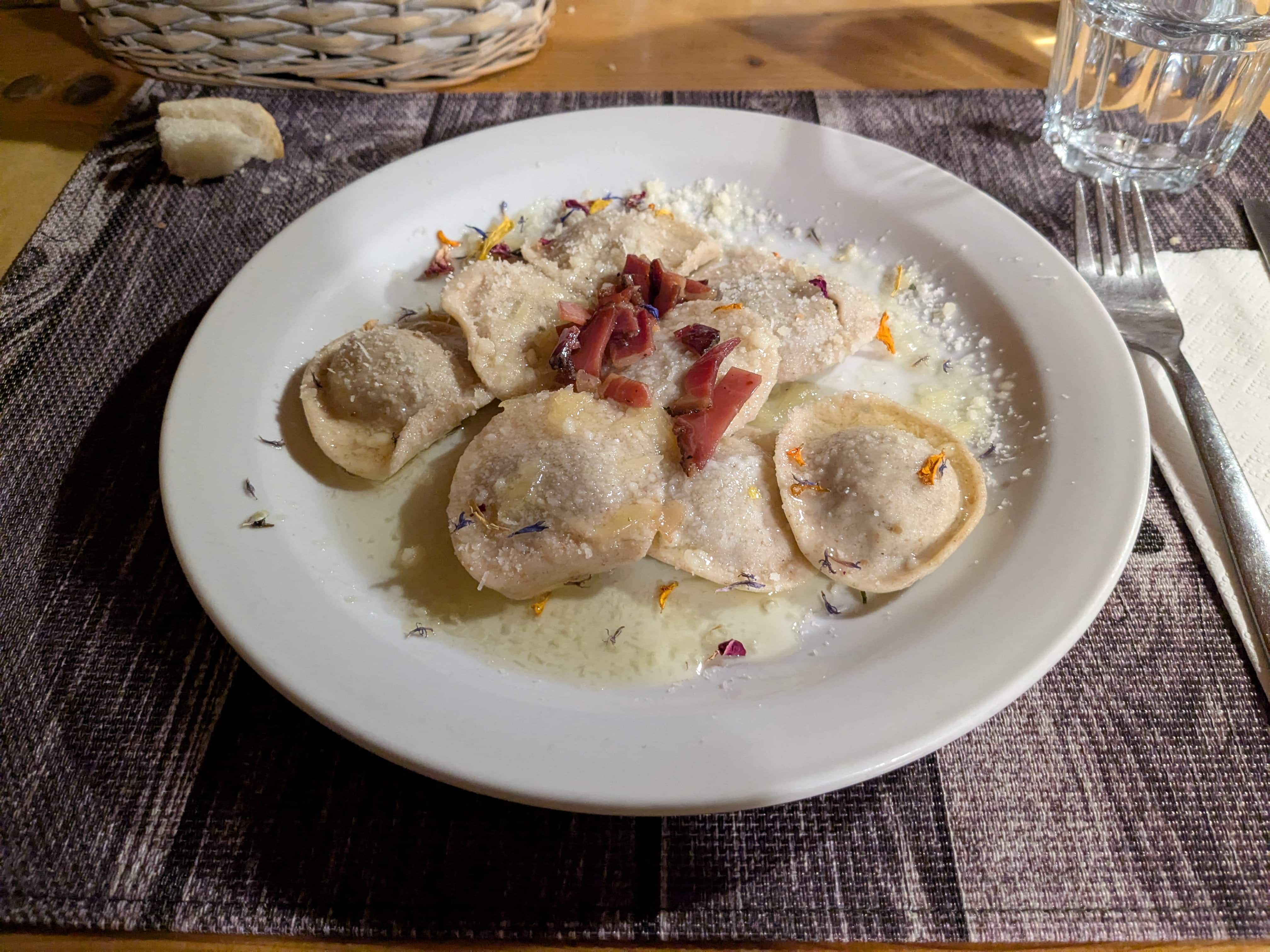 Tortelli al capriolo