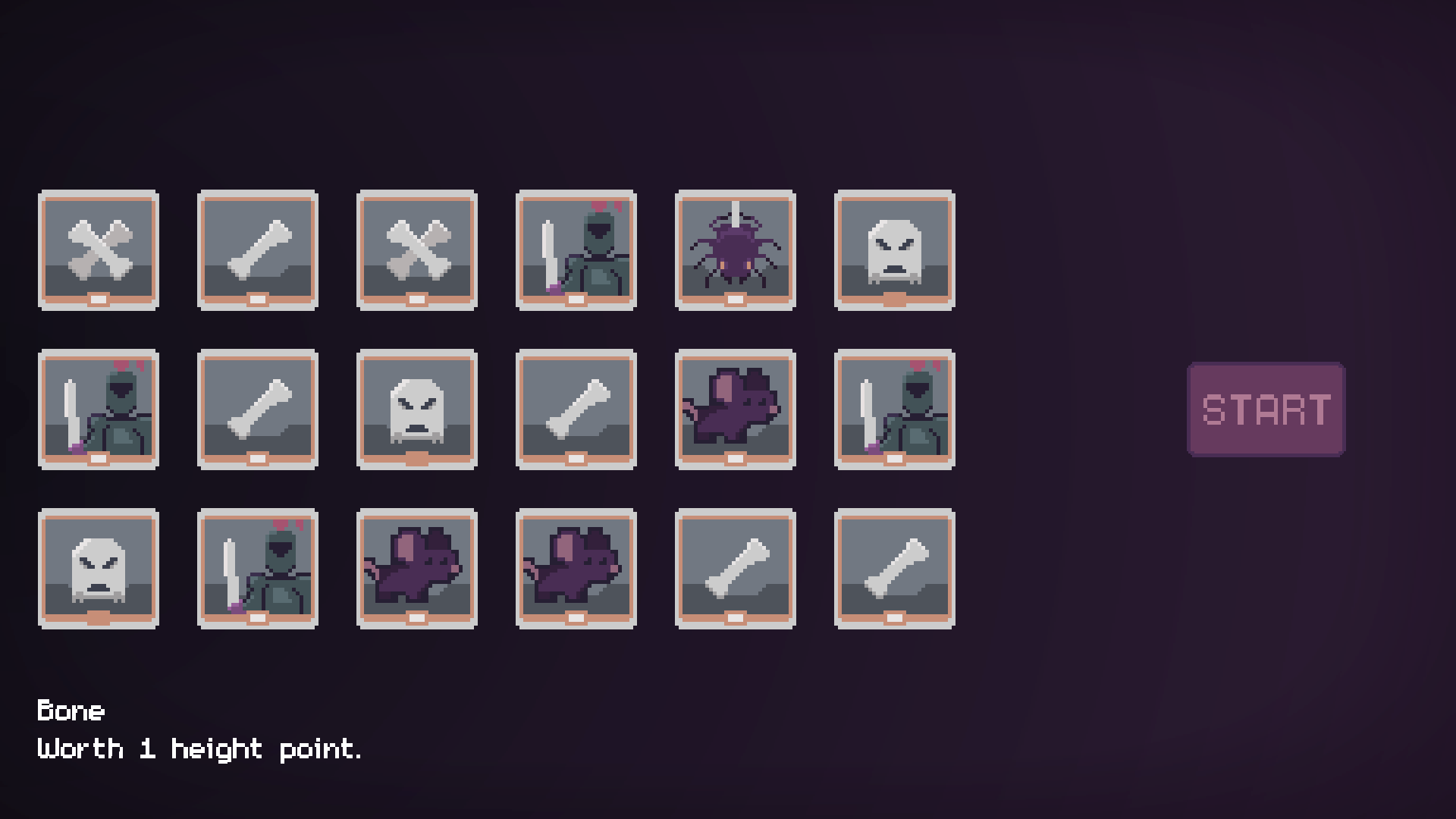 Le carte completamente ruotate ad inizio partita