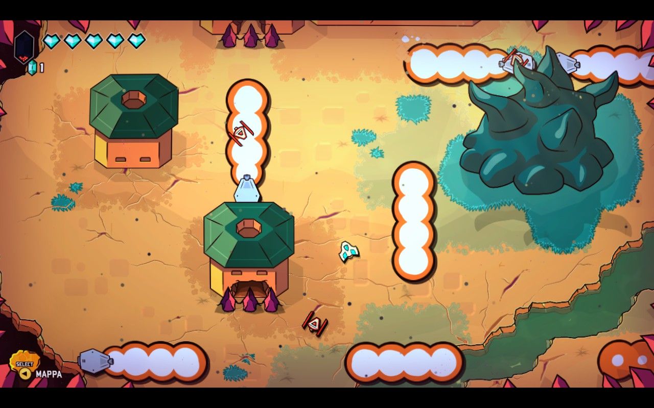 Può capitare che ci siano tantissimi proiettili a schermo