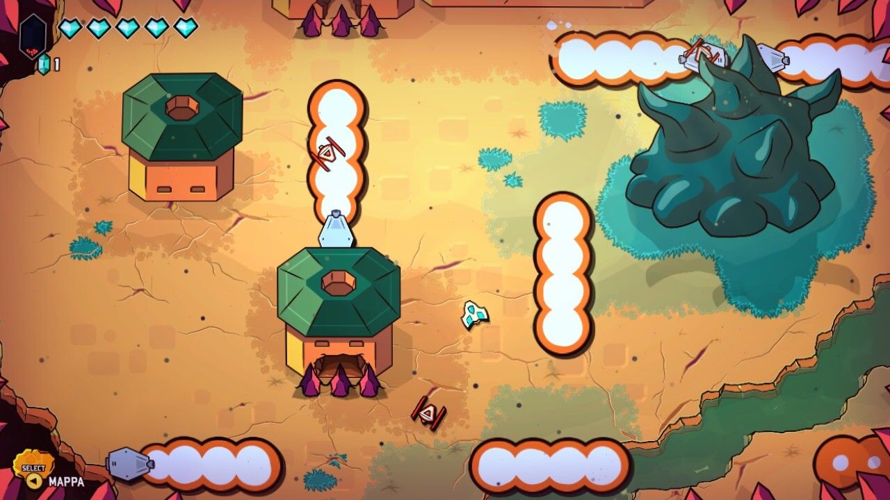 Può capitare che ci siano tantissimi proiettili a schermo