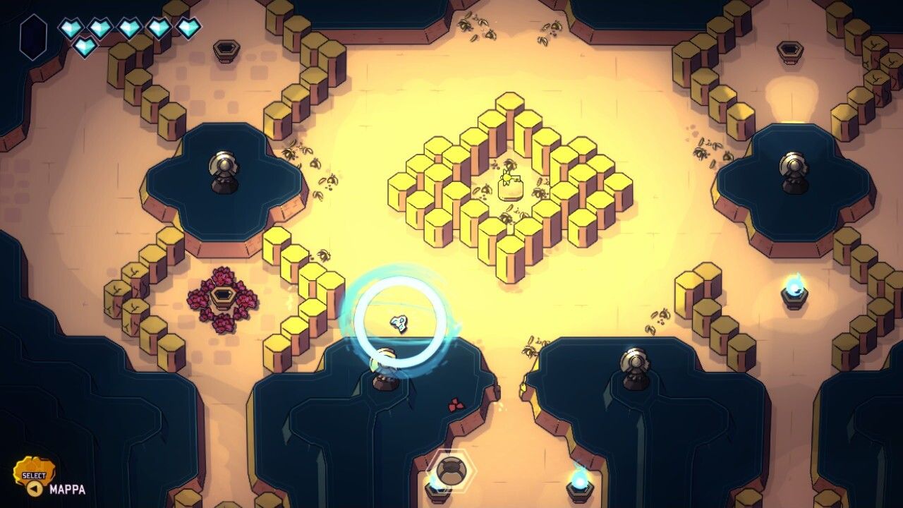 Uno dei tanti misteri: come recupero quella chiave? E a cosa servono quei braceri?