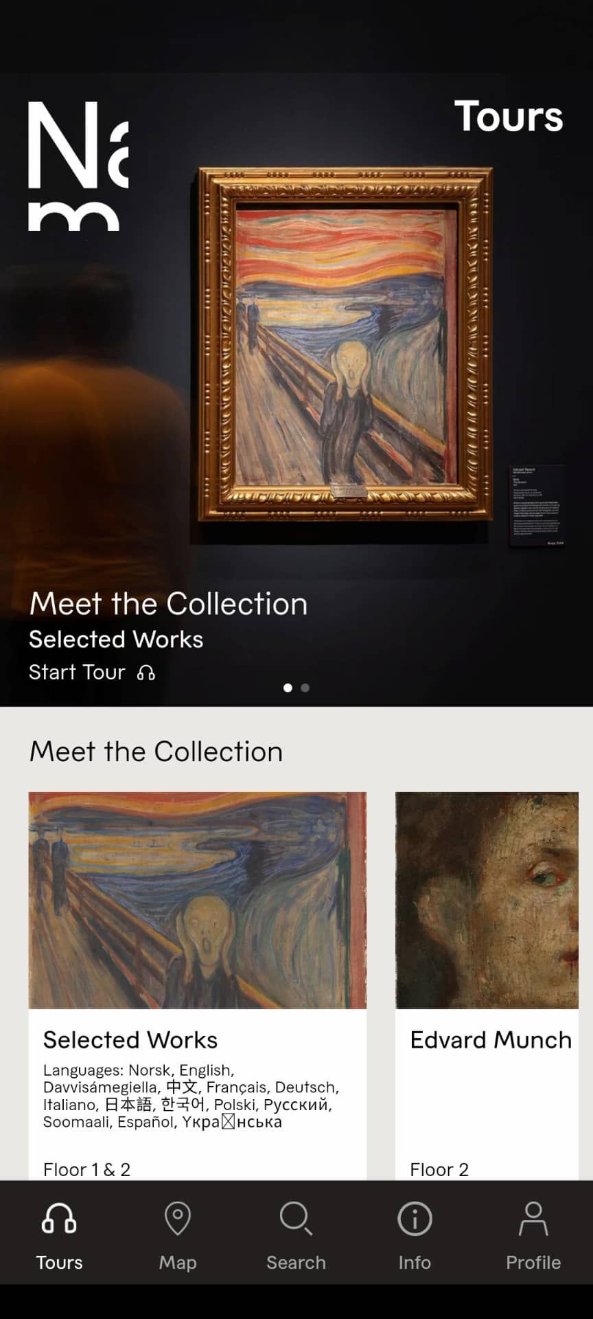 La bellissima app del National Museum