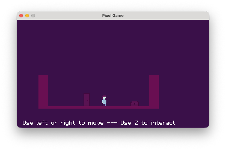 Screenshot del prototipo nelle fasi interne