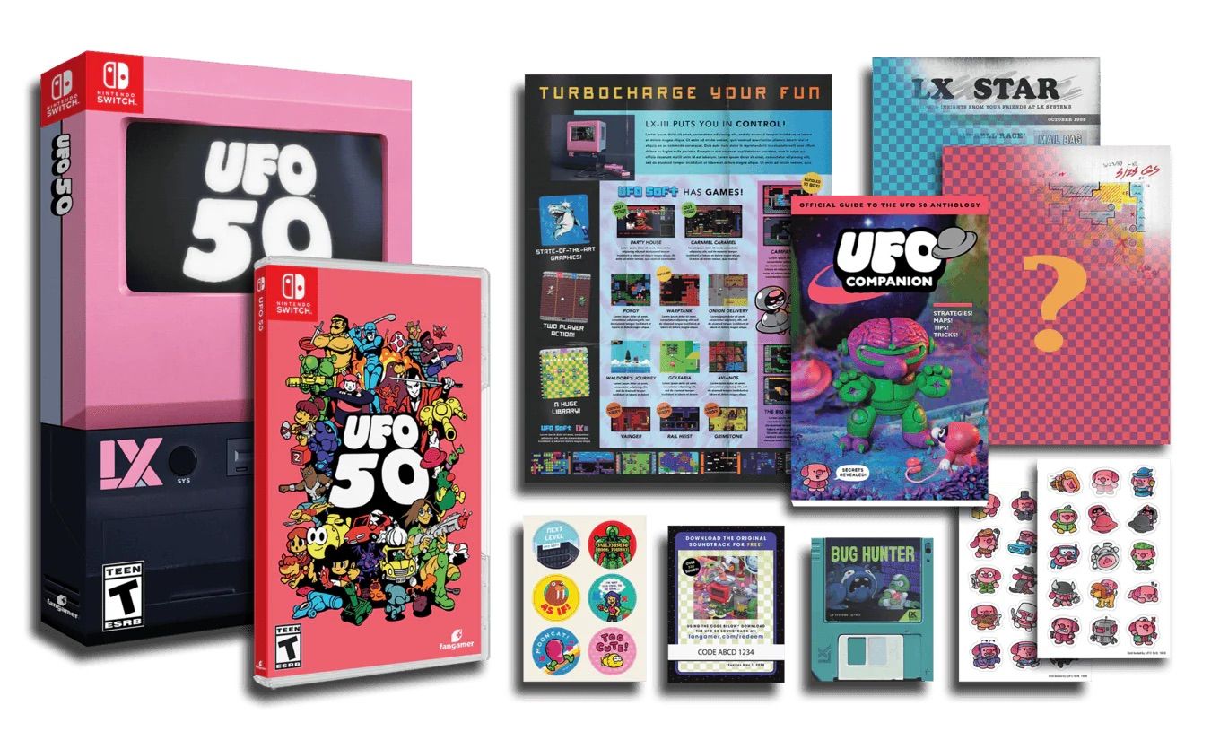 L'edizione Deluxe Edition di UFO 50
