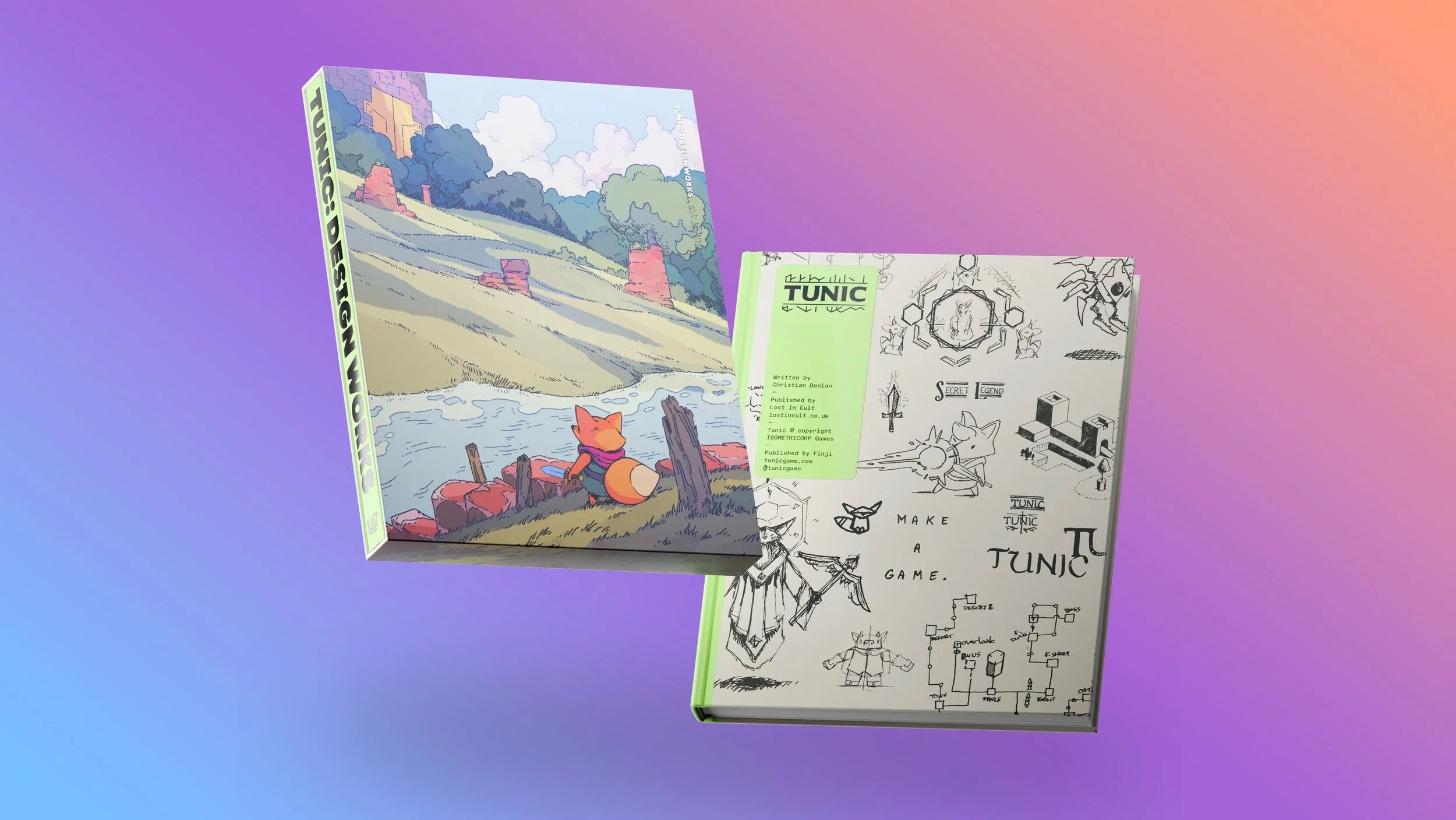 Le due copertine di TUNIC - Design Works